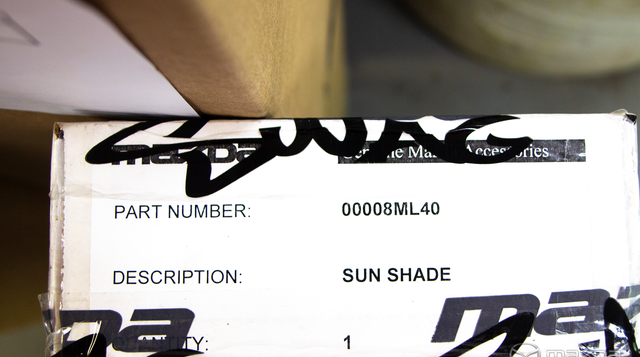 mazda 3 windshield sunscreen