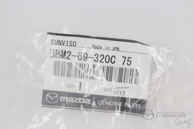 BBM2-69-320C-75 - Sun-Visor *Grey *Drivers Side - 2010-2013 Mazda