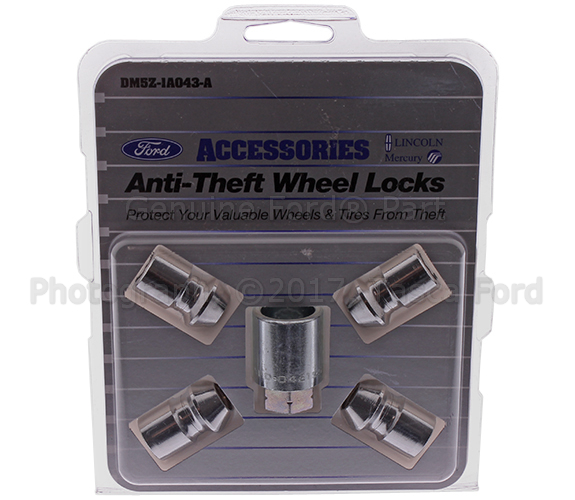 20132023 Ford Wheel Locks Chrome Plated For Exposed Lugs DM5Z1A043