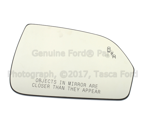 Passenger Side Mirror Glass For 73-02 Chevy GMC Various Models - B216L, With Adhesive Pad
