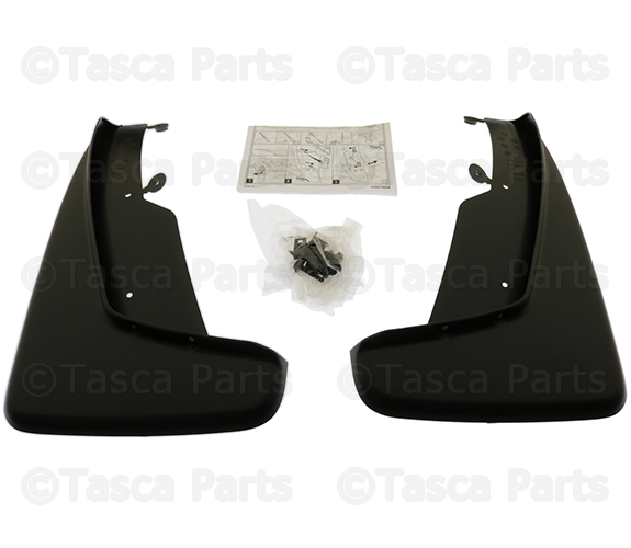 20122021 Dodge Durango Deluxe Molded Splash Guards Black Front