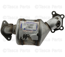 3-Way Catalytic Converter with Flanges and Bushings 19418922 ...