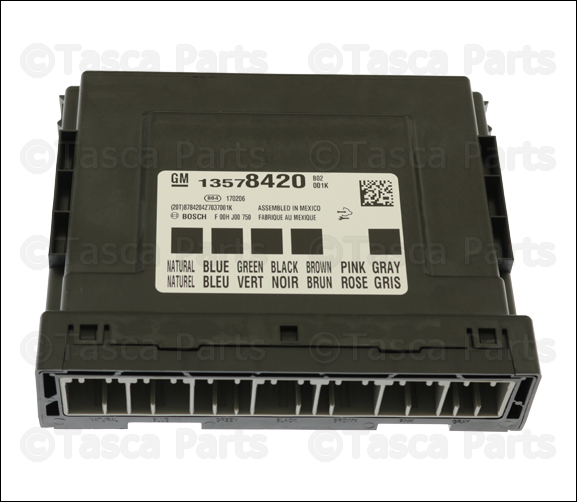 20102011 GM Body Control Module 13578420