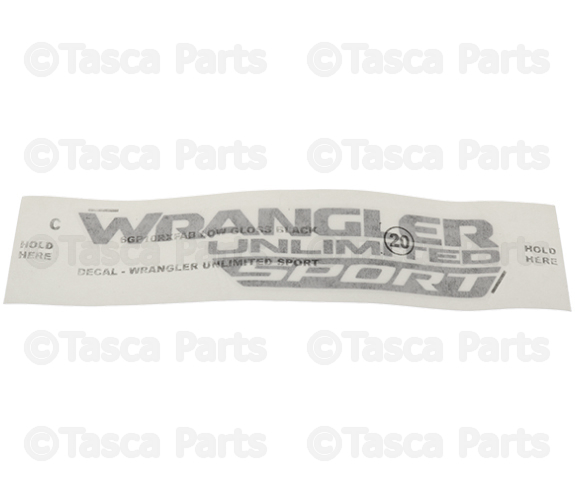thumbnail image 2 of New OEM Mopar Trail Rated Badge – Front Fender For 2021 Jeep Wrangler JL 2 of 4