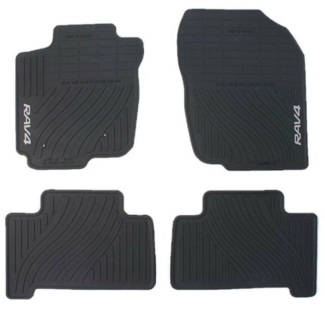 New Genuine Toyota RAV4 0712 4pc All Weather Rubber Floor Mats PT908