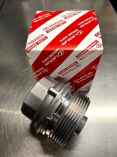 OEM Toyota Genuine Oil Filter Housing (Metal Upgrade) Corolla & Prius