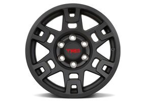 Genuine Toyota TRD Pro 17" Allow Wheel- Matte Black - Toyota (PTR20-35110-BK)