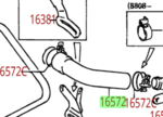 OEM Coolant Hose (Timing Cover to Pipe)