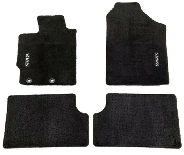 Genuine Toyota Yaris Hatchback 4pc Carpet Floor Mats Black PT206