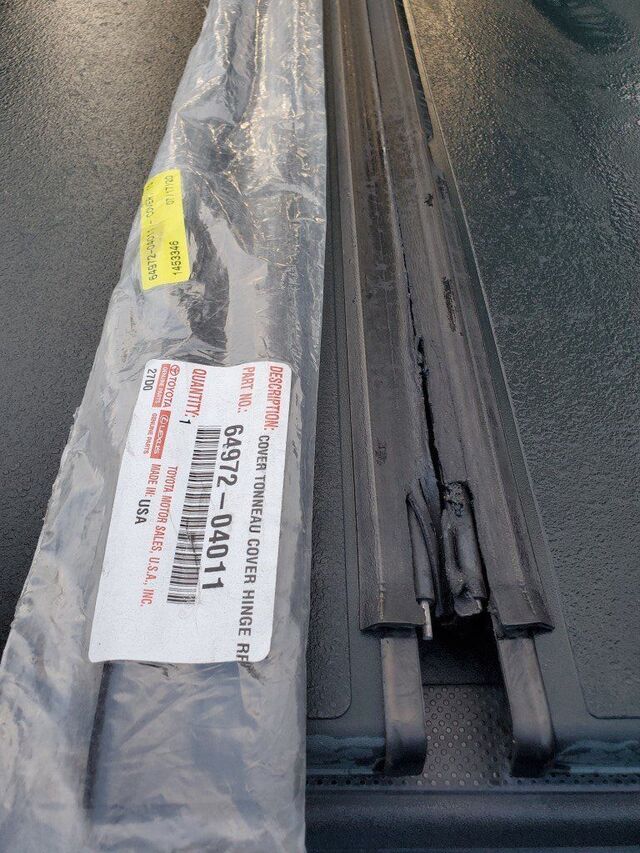 Genuine Toyota Tacoma Tonneau Cover Hinge Cover Seal Rear