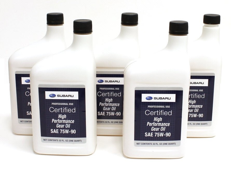 (3 Pack) Genuine OEM Subaru High Performance Gear Oil 75W90 – 1 Quart Each, SOA427V1700