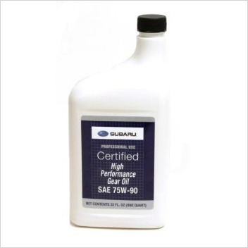 thumbnail image 2 of (3 Pack) Genuine OEM Subaru High Performance Gear Oil 75W90 – 1 Quart Each, SOA427V1700 2 of 5