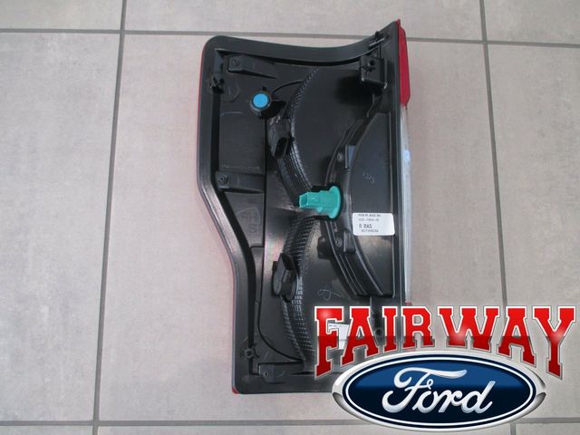 OEM Ford 2023-2025 Super Duty Left Tail Lamp - PC3Z-13405-D Halogen, LH Driver Side, Red Lens