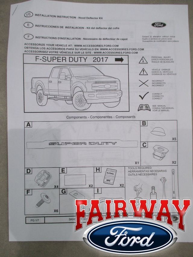 Ford Super Duty Ext. 2008 - 2010 Bug Deflector Shield & Tape on Vent Visor Combo Ford Super Duty Ext. 2008 - 2010 Bug Deflector Shield & Tape on Vent Visor Combo