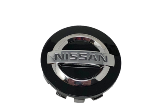 4-Pack 63mm Gloss Black Wheel Center Hub Caps – Fits Nissan Kicks 2021-2024