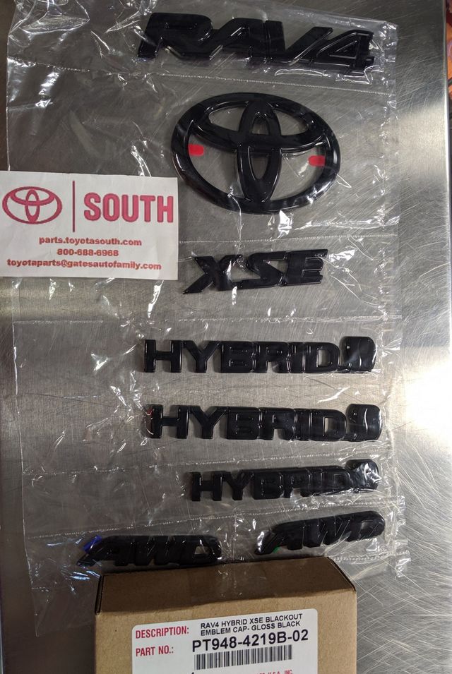 Toyota Emblem Overlay Rav4