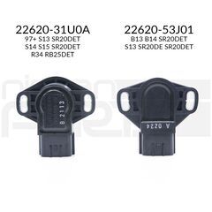 Throttle Position Sensor For Nissan Altima 1998-2000 | A22-658N00 / 22620-31U16 Replacement - View #11