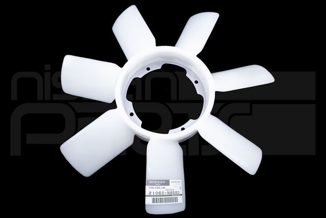 Cooling Fan Blade For Nissan 720 (83-86), Hardbody D21 (86-90), Pathfinder (87-88) 2.4L – Plastic, Curved Blade, OE 21060-N8560