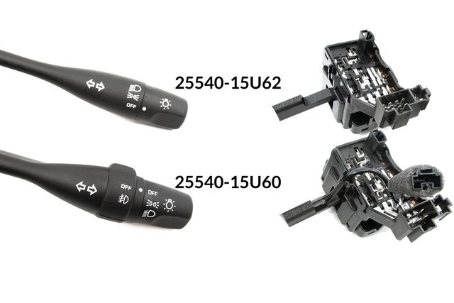 Genuine Nissan OEM 25540-15U62 SW-TURN SIGNAL 2554015U62 Genuine Nissan OEM 25540-15U62 SW-TURN SIGNAL 2554015U62