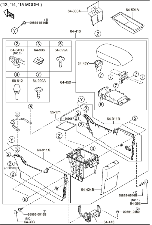 KA0G6445YA02 Latch 2016 Mazda CX5 Werner Mazda Parts