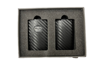 2023-2025 Mazda Key Fob Cover - Carbon Fiber Look