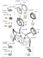 2013-2017 Mazda - Inst Panel Speaker