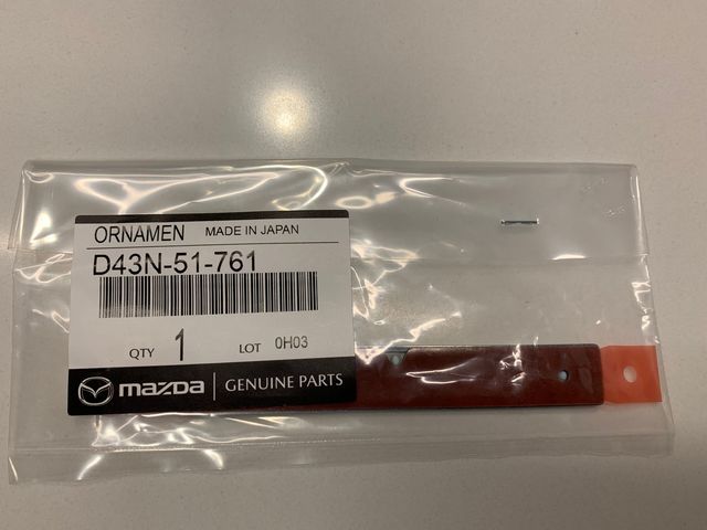 DS コメント下さい 100TH YR ANNIVERSARY EMBLEM | Mazda Parts Factor