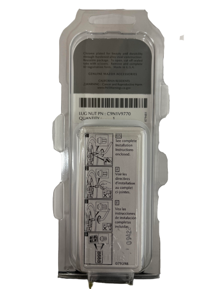 C9N2-V9-770 - 2025 Mazda - Wheel Lug Nuts, Black, 21mm | Mazda