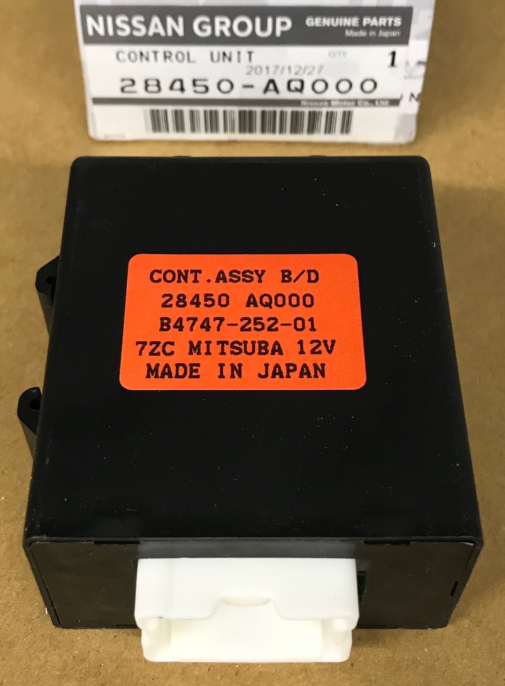28450AQ000 Control Unit Door Lock Discount Infiniti Parts