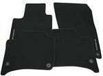 Floor Mats With Nubuk Surround, Set Of 4