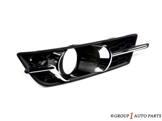 thumbnail image 2 of Left Driver Side Fog Lamp Bezel For Dodge Charger 2012-2014 - SRT-8 Style With Chrome 2 of 4