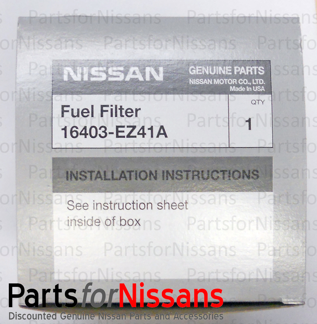 2016-2019 Nissan TITAN XD Fuel Filter 16403-EZ41A | Parts for Nissans