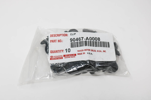 90467-A0008 - Bumper Cover Clip 1995-2014 Toyota | Longo