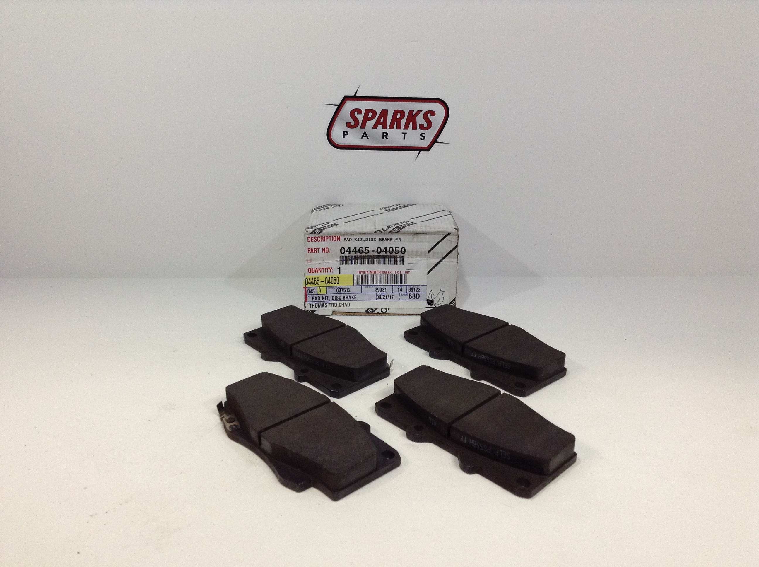 0446504050 Front Pads 19992004 Toyota Sparks Parts