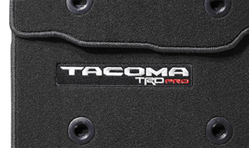 PT2063508002 - : TRD Pro Carpet Floor Mats Black - AT for Toyota: Tacoma Image