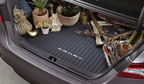 2018-2025 Toyota Rear Cargo Tray Trunk Liner Protector Mat Black Camry