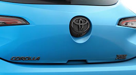 PT9481219102 - : Corolla Hatchback Blackout Emblem Overlays - Gloss Black XSE for Toyota: Corolla Image