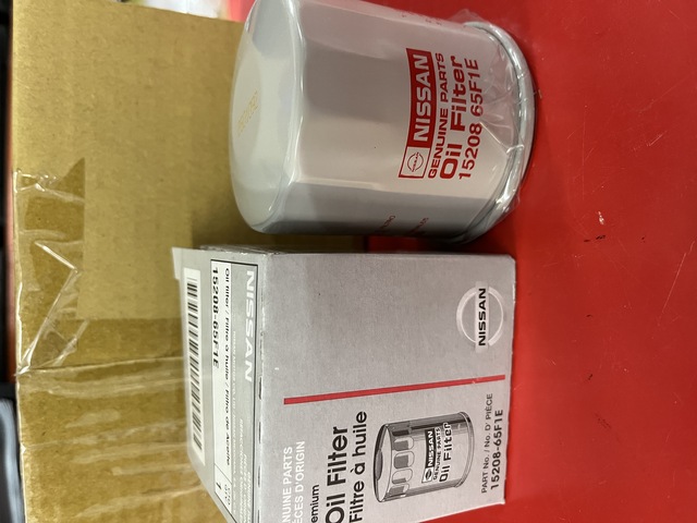 Genuine Nissan Oil Filter 15208-65F1E | eBay