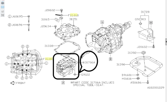 Body Ay Control Vlv Kit 31825AA055 | Mark Miller Subaru