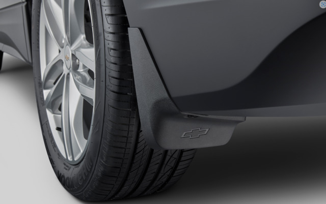 2024 Chevrolet Equinox Rear Splash Guards - Black With Bow-Tie Logo ...