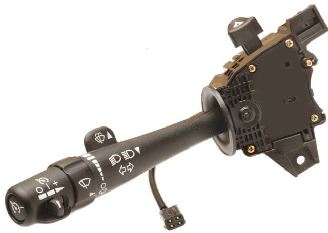 Turn Signal, Headlight Dimmer, Windshield Wiper and Washer Switch with Lever