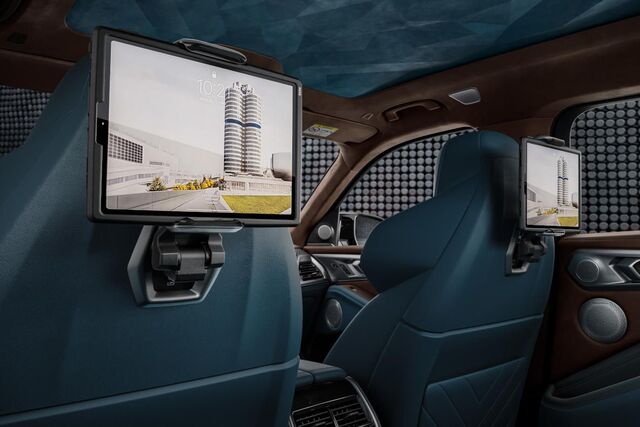 Autotablethouder Compatibel Met BMW X3 X5 X6 5 7 I5 IX (2023-2025) - Magnetische Achterbank Houder