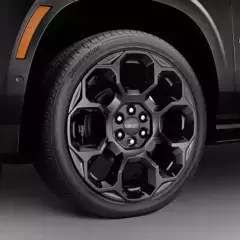24x9.5-Inch Aluminum Multi-Spoke Wheel in Gloss Black
