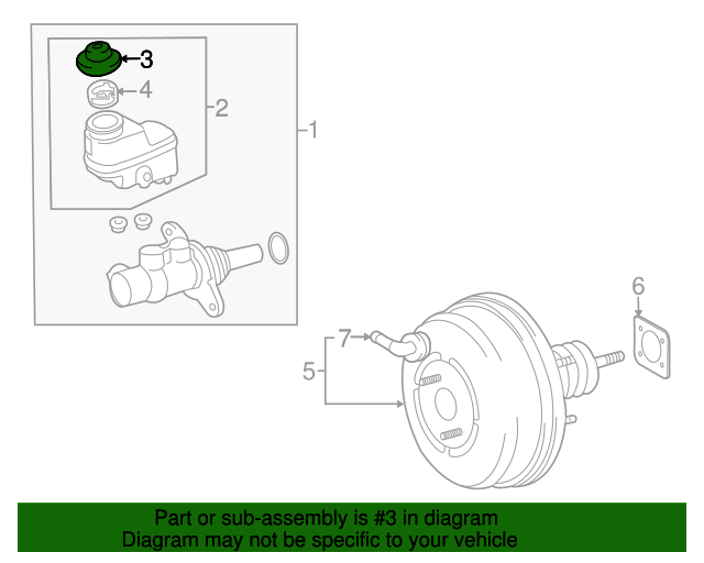 1PC Car Brake Master Cylinder Reservoir Filler Cap For Toyota Lexus