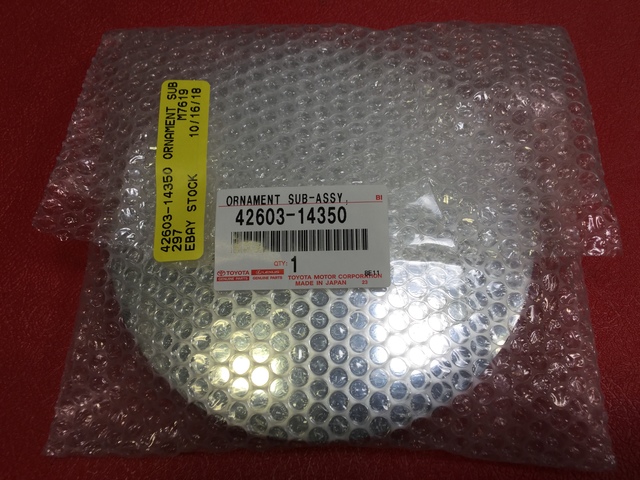 42603-14350 - Genuine Toyota 1997-1998 Supra MK4 Turbo Chrome