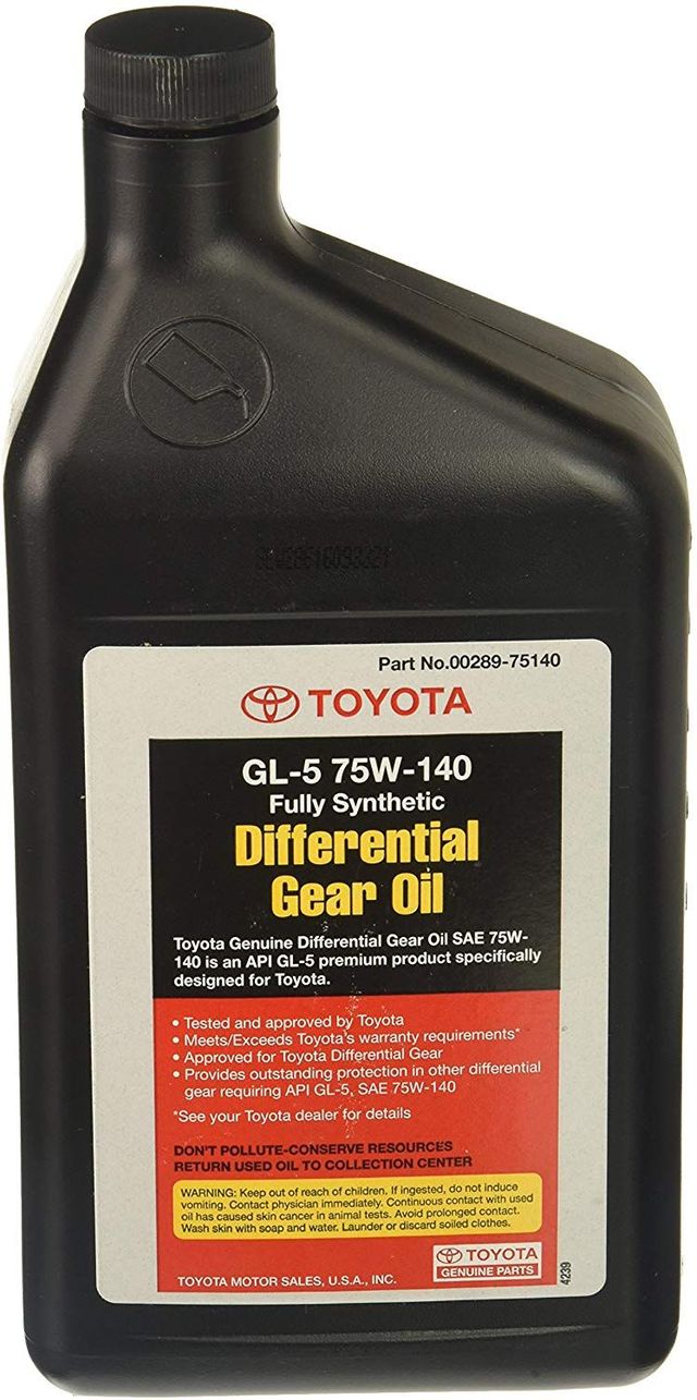 Toyota Lexus Synthetic Gear Oil SAE 75W-90 GL-5 – 2 Pack (00036-00003)