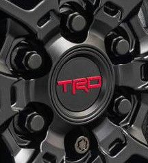 thumbnail image 2 of Genuine OEM Toyota TRD Flat Black Wheel Center Caps – Set Of 4 For Tundra 2023-2025 (PT998-35240-F2) 2 of 6