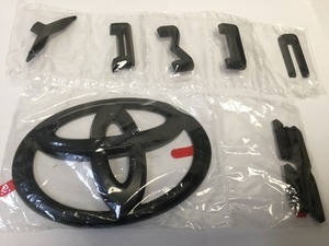 Logo Bmw Full Black NEW 3PS 2018-2024 TOYOTA CAMRY SE Gloss Black EMBLEM OVERLAY KIT PT948-03191-02 We Love Katamari - Foto 7