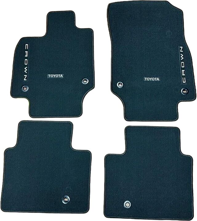 PT919-30240-20 - Genuine Toyota Crown Black Carpet Floor Mats Set