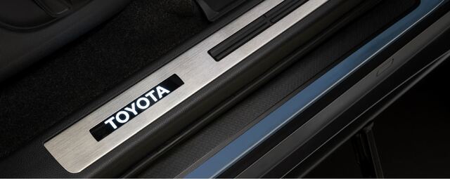 Genuine Toyota 2024 + Land Cruiser Illuminated Stainless Steel